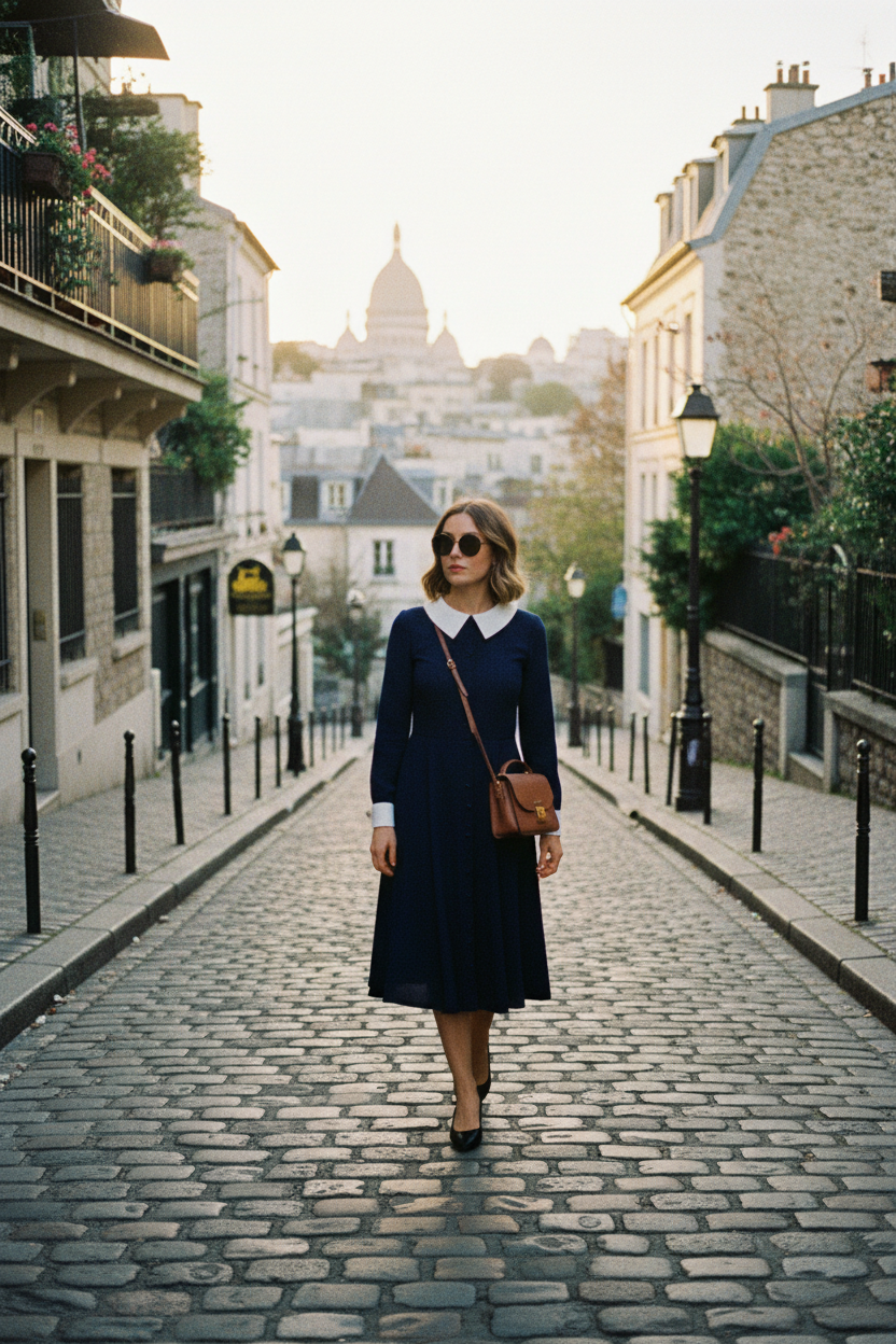 Pourquoi le col Claudine change tout à votre silhouette ?